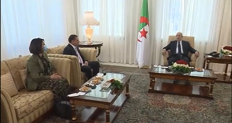 الرئيس تبون يستقبل رئيس حكومة الوحدة الوطنية الليبية عبد الحميد الدبيبة