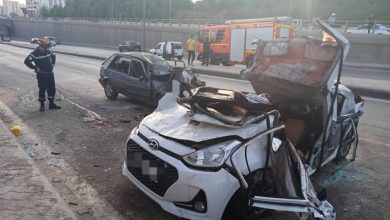 7 ضحايا في حادث اصطدام شاحنة بسيارة بوهران