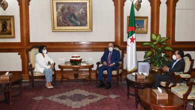 الرئيس يستقبل رئيسة حزب تجمع أمل الجزائر